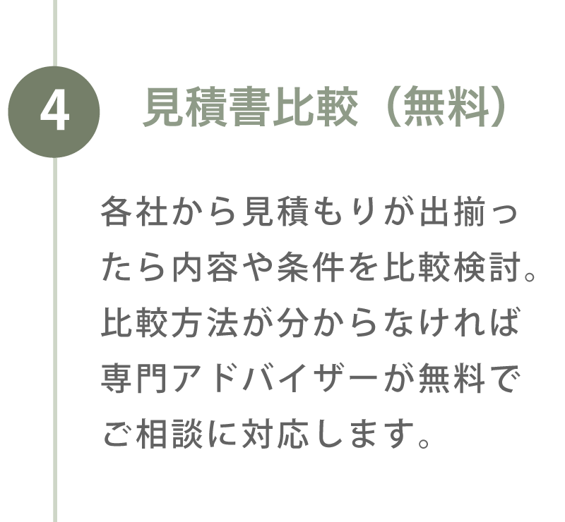 見積書比較（無料）