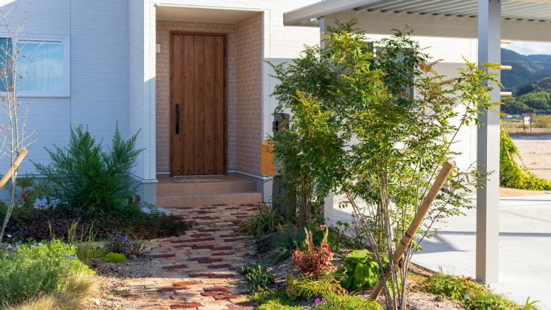 玄関までのアプローチに関する失敗