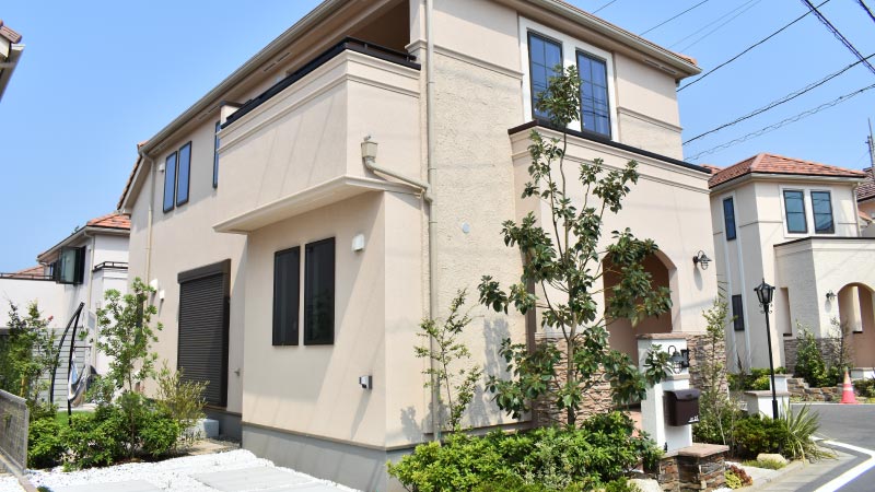 角地を入り口にして侵入防止