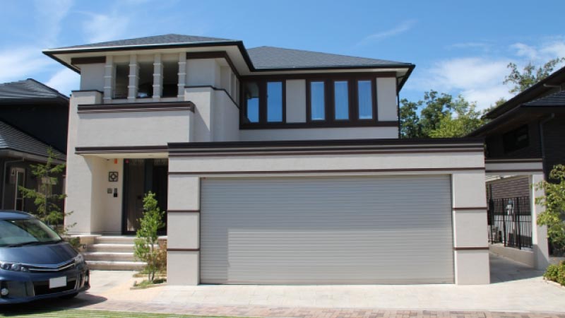 シャッターゲートでハイグレード感を演出