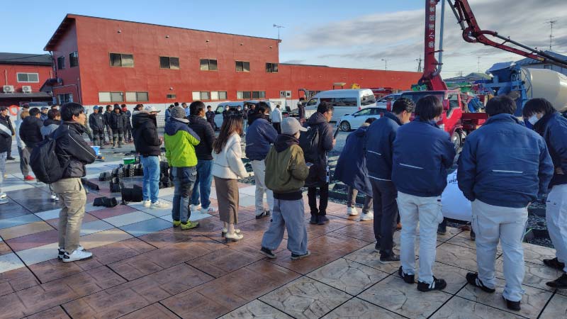 ドットコンプラス施工見学