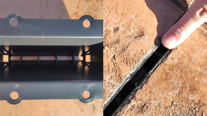 ドットコンプラススタンプコンクリート