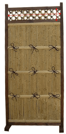 竹垣フェンス 縦型