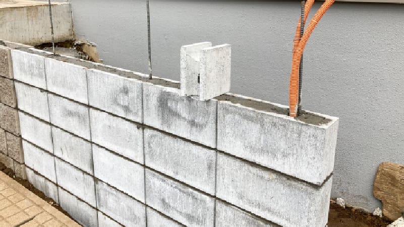 フェンスの設置工事