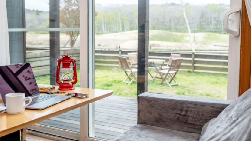 タイル・ウッドデッキ